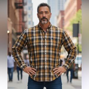 CINCH, dress shirt, medium, like new, cotton